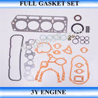 Alüminyum Tam Motor Rebuild Kitleri / Toyota 04111-73029 İçin Revizyon Conta Seti 3Y