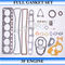 Toyota Motor Revizyonu Conta Takımı 2E 3E Dizel Motor Parçaları 11115-11060 11115-11040