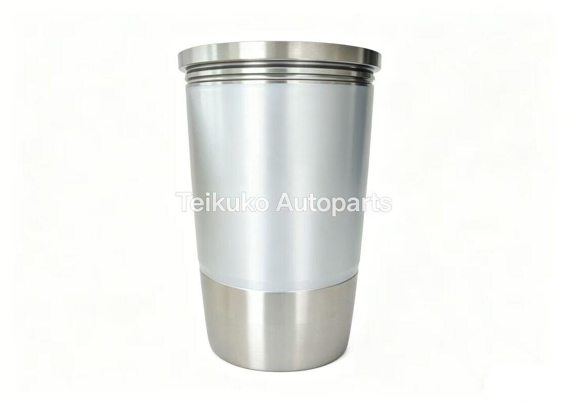 Ekskavatör Motoru Piston Silindir Liner Gümüş Siyah Gri Ağır Güçlü Motor Bileşenleri Ekskavatör Uygulamaları için Uygun